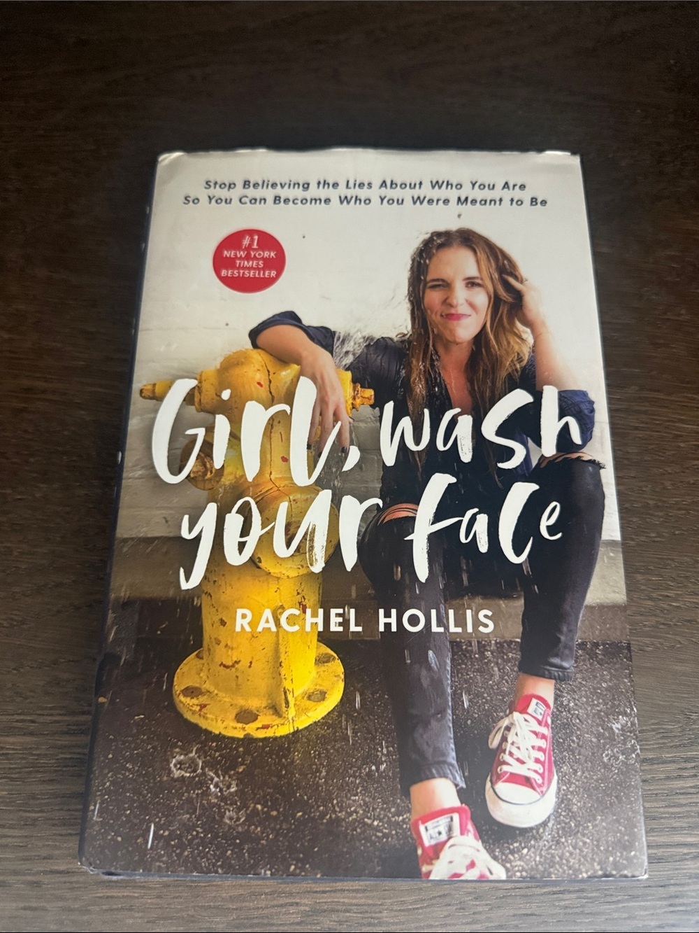 Girl, Wash Your Face by Rachel Hollis - Yellow & Red Cover